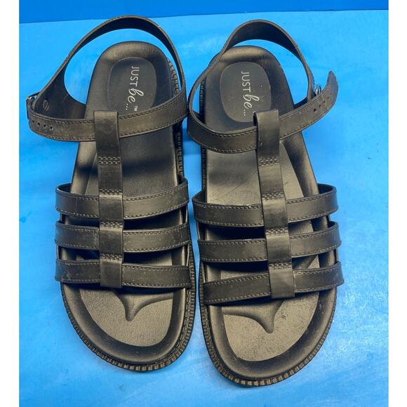 Just Be Black Women’s  Strappy Platform Sandal size 9 - Picture 1 of 10